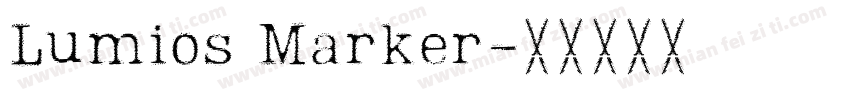 Lumios Marker字体转换